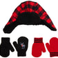 Simple Joys By Carter'S Baby Hat And Mitten Set, Buffalo Check, 12-24 Months