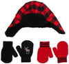 Simple Joys By Carter'S Baby Hat And Mitten Set, Buffalo Check, 12-24 Months