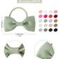 40Pcs 2 Inches Baby Girls Hair Bows Ties Mini Boutique Elastic Hair Rubber Ribbon Hair Band Accessories For Kids Toddlers Infant