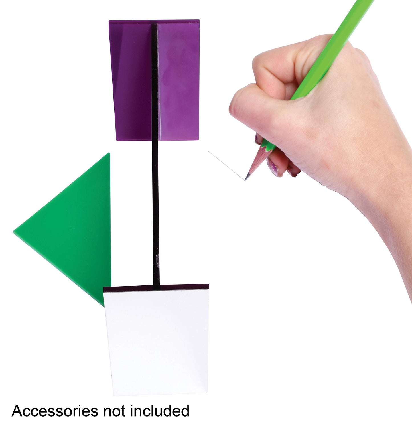 LEARNING ADVANTAGE - 7706 Learning Advantage Reflective GeoMirror - Create Expert Drawings With This Easy Tracing Gadget - Mira-