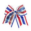 7inch Baby Girl's American flag hair bow,Hair Accessories for 4th of July(F9) (12)