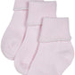 Jefferies Big Girls' 3 Pack Seamless Turn Cuff (Baby) - Pink - Newborn