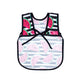 Bapronbaby Watermelon Stripes Bapron - No Neck Tie Safer Bib For Baby & Toddler - Soft Waterproof Stain Resistant - Machine Wash