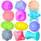 Ynanimery 12 Pcs Sensory Balls for Toddlers, Sensory Baby Toys, Montessori Toy for Babies Squeeze, Infant Toys Soft Multi Ball S