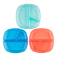Dr. Browns Divided Plate for Baby and Toddler Feeding, Stackable Kids Dish Set, Dishwasher Safe 3 Pack, BPA Free, 4m+