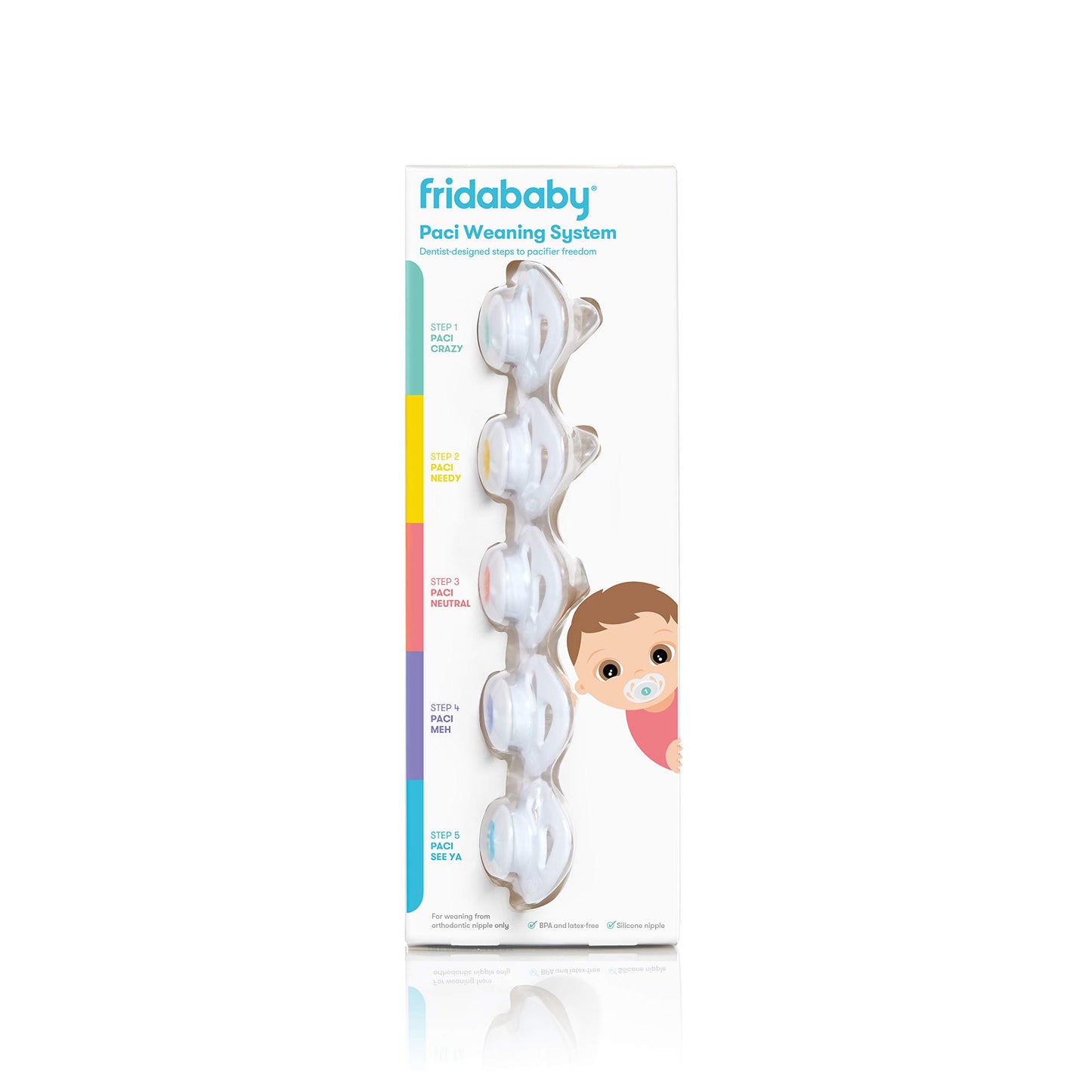 Frida Baby Silicone Paci Weaning System, Bpa Free, Latex Free