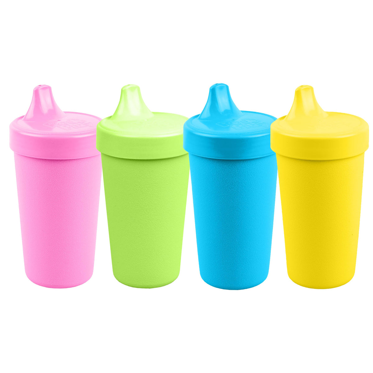 RePlay Made in USA 10 Oz. Sippy Cups for Toddlers, Pack of 4  Reusable Spill Proof Cups for Kids, Dishwasher/Microwave Safe  