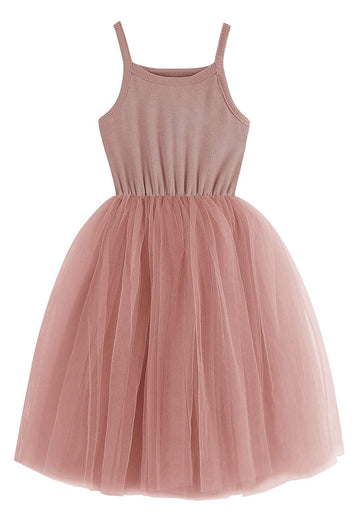 Bgirnuk Baby Girl Tutu Dress Toddler Sleeveless Tutu Dress Infant Tulle Dresses 580 Pink 5T