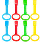 KALAMANDA 8 Pcs Baby Playpen Pull Up Rings, Pull Up Handles Standing Walker Crib Pull Rings for Toddler Kids Children Walking Tr
