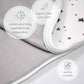 Woolino 4 Season Ultimate Baby Sleeping Bag - Merino Wool And Organic Cotton - Universal Size Adjustable Sleep Sack For Baby - T