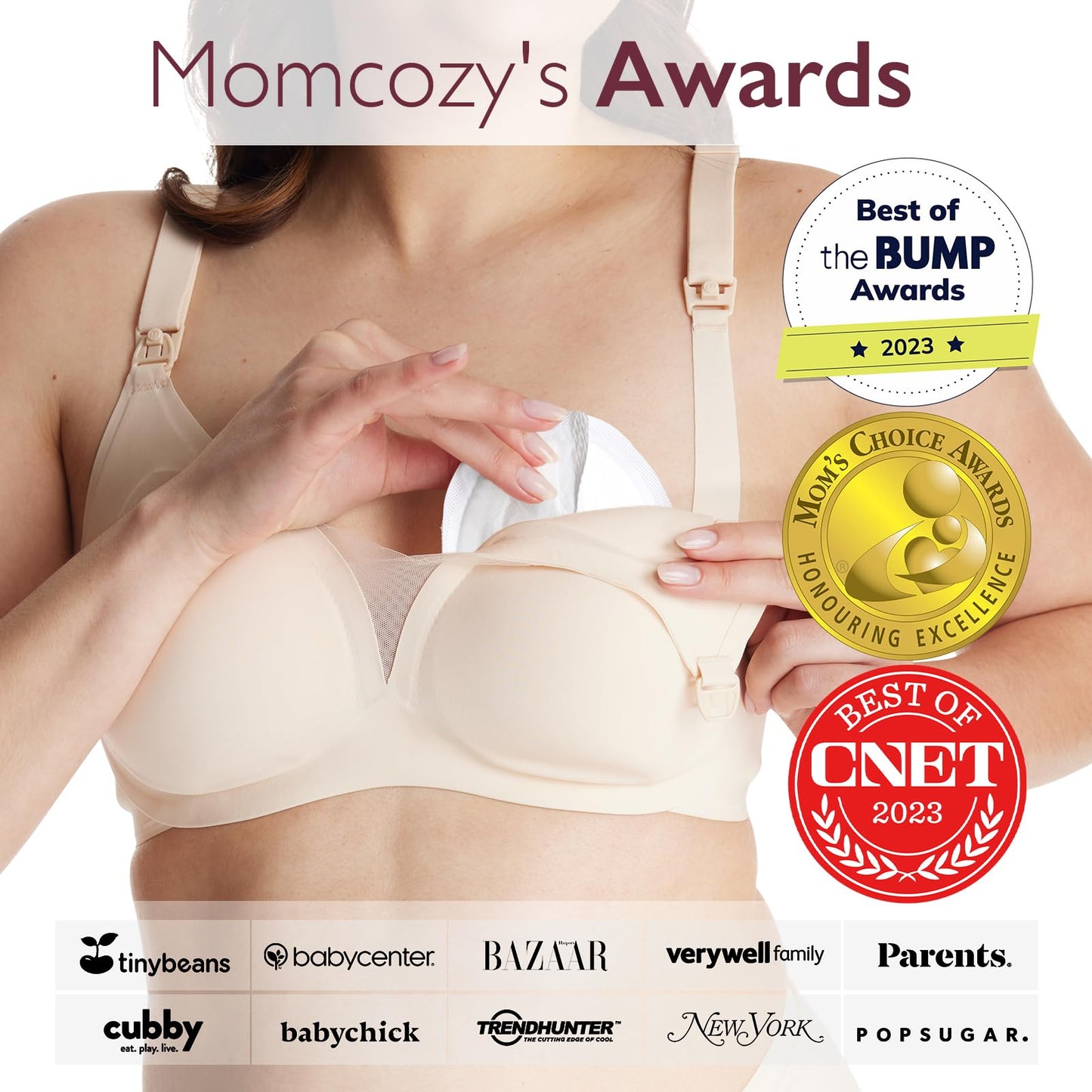Momcozy Ultra-Thin Disposable Nursing Pads, Super Absorbent And Breathable Breastfeeding Pads, Make The Breasts Light And Unburd