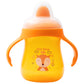 1St Step Matte Collection Bpa Free Polypropylene Hard Spout Sipper With Twin Handles For Easy Grip  Orange