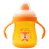1St Step Matte Collection Bpa Free Polypropylene Hard Spout Sipper With Twin Handles For Easy Grip  Orange