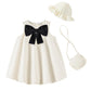 Baby Girl Dresses 6-12 Months Summer Infant Girl Clothes Big Bow Sleeveless Puff Balloon Bubble Dress Birthday Gifts Cute Casual