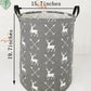 Acmuuni 19.7 Inch Round Kids Laundry Clothes Hamper Laundry Basket With Handles,Baby Toys Storage Organizer Bins Laundry Gift Ba