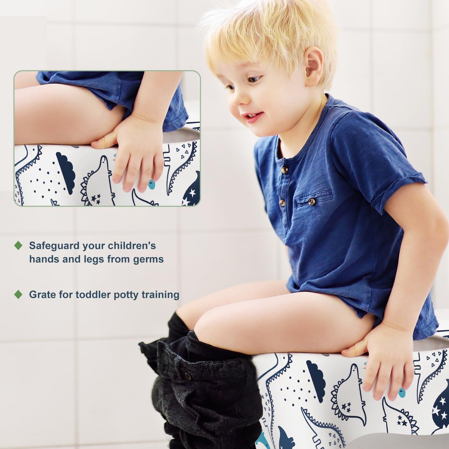 30 Pack Toilet Seat Covers Disposable, Large Waterproof Potty Covers For Toddlers, Kids, And Adults, Individually Wrapped For Tr