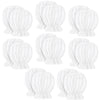 Jeere 8 Pairs Newborn Baby Muslin Mittens 0-6 Months No Scratch Elastic Wrist Soft Breathable Gloves Bulk Cotton for Infant (Whi