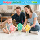 Dancing Squid Baby Toy, Electric Crawling Octopus Tummy Time Toy, Rechargeable Magic Dancing Music Squid Baby Toys for 3 4 5 6 Y