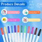 Bouboni 60 Pcs Diy Baby Bibs Bodysuit Set Baby Shower Game 6 White Baby Bibs 6 Multicolor Newborn Bodysuit 12 Fabric Markers 12