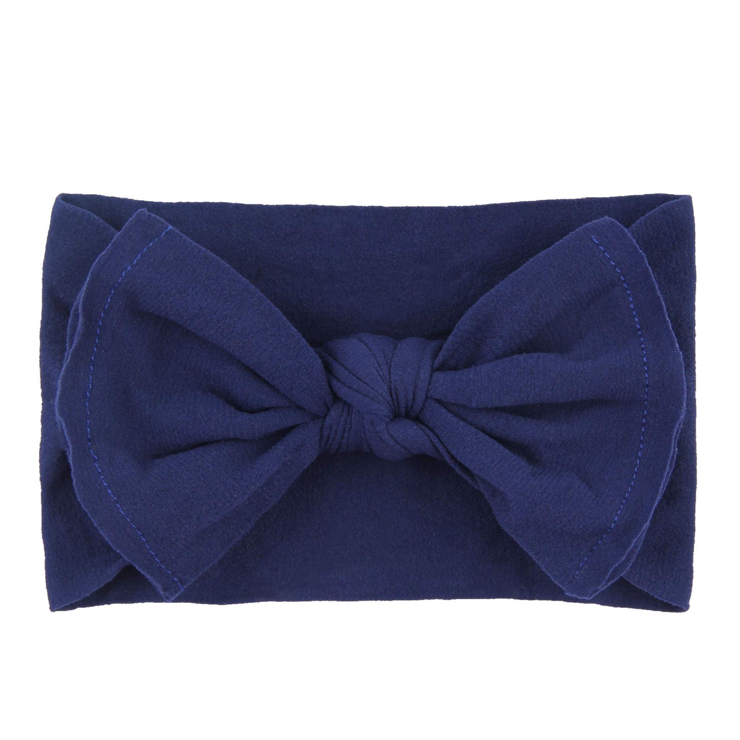 Qandsweet Baby Nylon Headbands Newborn Bows Soft Head Wraps For Infant Toddler Girls 12-Pack