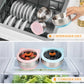 Mr. Chou Food-Grade Stainless Steel Baby Bowls With Leakproof Tempered Glass Lid, First Stage Baby Led Weaning Supplies For Boys