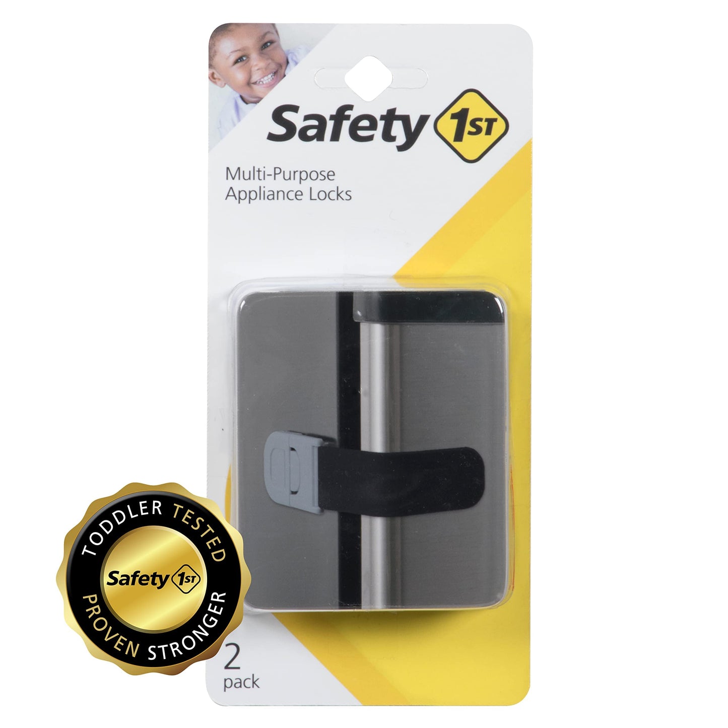 Safety 1st MultiPurpose Plastic Appliance Lock Decor, 2Count (Packaging May Vary)