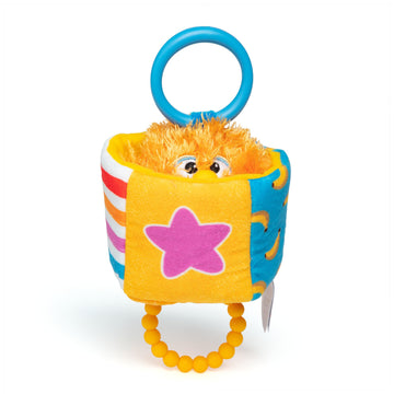 Ms. Rachel Official Herbie Sensory Take-Along Toy, Baby Swing & Baby Stroller Teething Toys w/Rattle & Clip, Toddler Toys for Gi