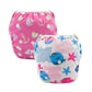 Alvababy 3 Pack Swim Diapers, Baby/Toddler/Infant Snap Adjustable Reusable Swim Diaper Baby Gift For Boy And Girl Small 3Swy44