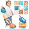 WATMAID Toys for 1 Year Old, Travel Toys for Toddler 1-3, Montessori Busy Board Activity Cube with Fine Motor Skills, Christmas 