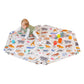 Toddleroo SecureMat Hexagon Animal ABC Playmat, Portable for Indoor & Outdoor Use
