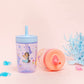 Zak Designs Disney Princess Kelso Toddler Cups For Travel or Home, 15oz 2-Pack Plastic Sippy Cups, Leak-Proof For Kids (Ariel, A