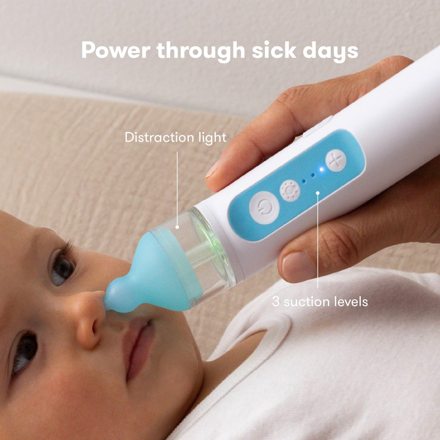 Frida Baby Electric Nosefrida Nasal Aspirator For Baby, Nose Sucker For Baby & Toddler, Upgraded Nasal Aspirator For Congestion