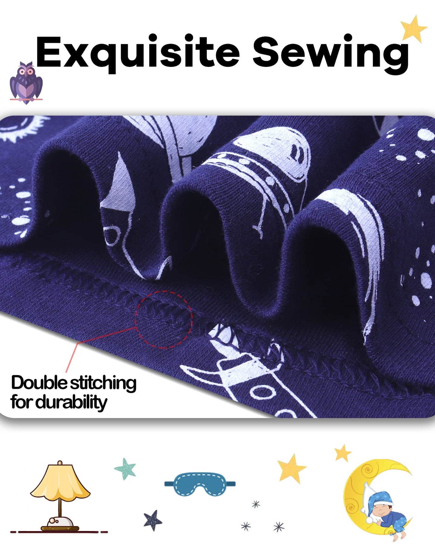 Daughter Queen Boys Pajamas 18-24 Months Summer Pjs Space Pj Sets Baby Toddler Cotton Short Sleeve Sleepwear Astronaut Jammies S