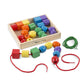 Melissa & Doug Primary, 32 Pieces Lacing Beads, 8inx8inx2in, Multi