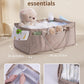 CEI-CEI Baby Diaper Caddy Organizer with Removable Dividers, Large Portable Nursery Storage Basket for Newborn Essentials, Chang