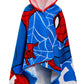Spider-Man Hooded Towel 100% Cotton Dress Up Avengers Poncho Kids Bath Beach Towel Swimming Wrap Boys Changing Robe