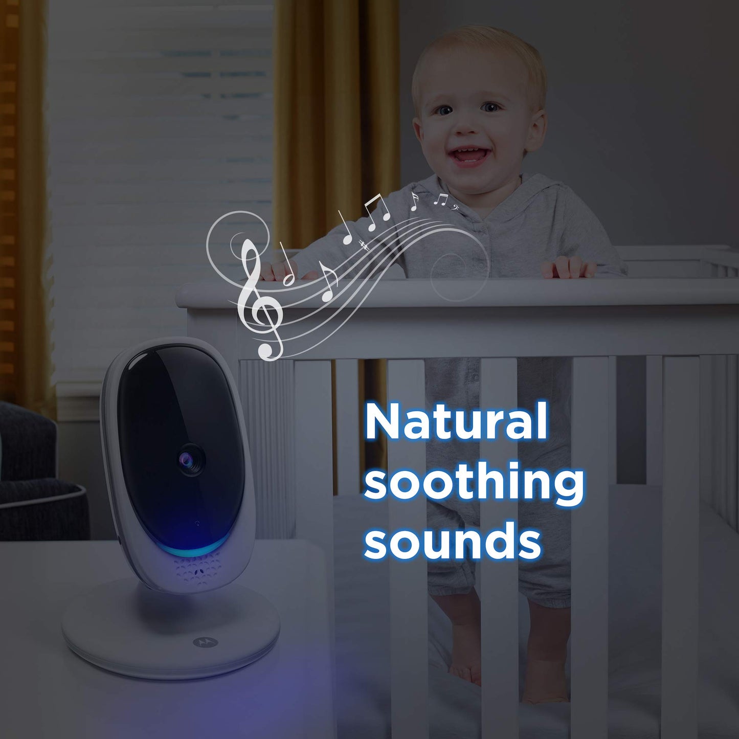 Motorola Comfort 50-2 Video Baby Monitor 5' Lcd Color Display And 2 Cameras With Digital Zoom, Two-Way Audio, Infrared Night Vi