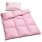 Zpecc Pink Toddler Down Comforter, 41X48 Goose Down Filling Crib Duvet Insert, Soft Lightweight Cover For Kids Bed Stroller Nurs