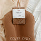 Sa Accessories Lounger Cover Compatible With Snuggle Me Loungers - Soft & Skin-Friendly Cotton - Replacement Cover Only - Brown