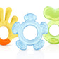 Nuby Three Step Teether Set | 3 Pack | 3m+ | Soft and Hard Teething Surfaces