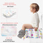 Hongteya Toilet Seat Covers Disposable, 20 Pcs Extra Large Disposable Toilet Seat Cover For Kids&Adults, Travel Essentials For K