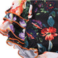 Camellia Floral Ruffles Rompers With Headband Summer Swimwear (Small,Orange)