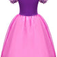 Avady Princess Dress Girls Princess Dresses Up Halloween Costumes Birthday Party Christmas Costume