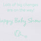 Papyrus Baby Shower Card (Big Changes)