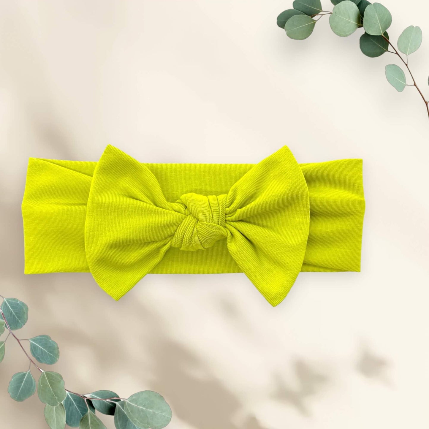 Babygiz Baby Girl Headbands-Infant,Toddler Cotton Handmade Hairbands With Bows Child Hair Accessories (Pistachio Green)