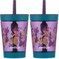 Contigo Kids Spill-Proof Tumbler with Straw, 14oz., Eggplant with Mermaid (Pack of 2)