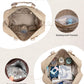 Lovevook Diaper Bag Tote, Large Baby Tote Bag, Travel Diaper Tote For Mom And Dad With Changing Pad And First Aid Bag, Khaki