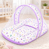 VParents Joy Purple Cotton Bedding Set & Mosquito Net