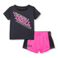 Under Armour Ua Mesh Short Set, Black, 24M