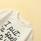 Wallarenear Toddler Kids Sweatshirts Halloween Outfits Letter Print Long Sleeve Shirt Crewneck Pullover Fall Sweater Clothes (Cr
